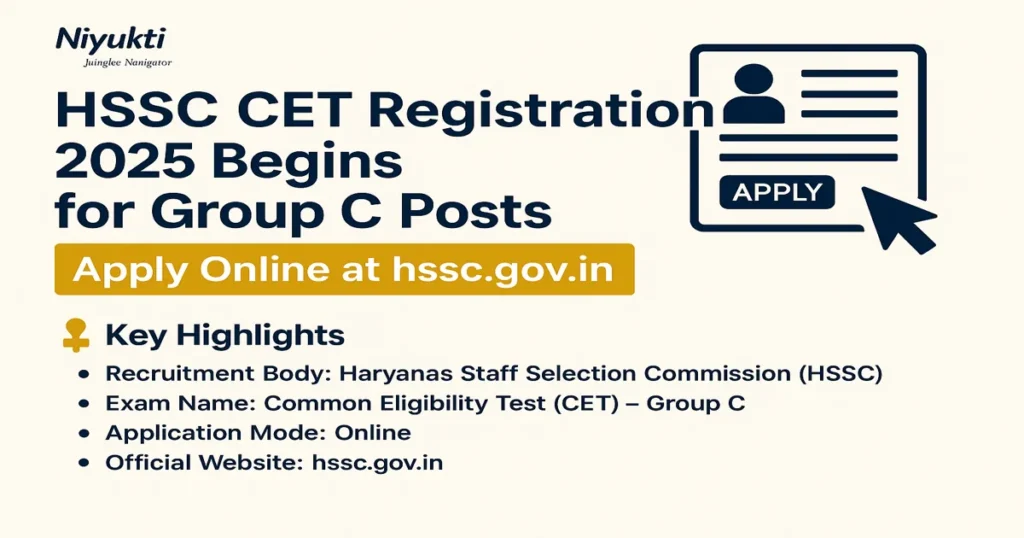 HSSC CET Registration 2025 Begins for Group C Posts – Apply Online at hssc.gov.in 3 HSSC CET Registration 2025