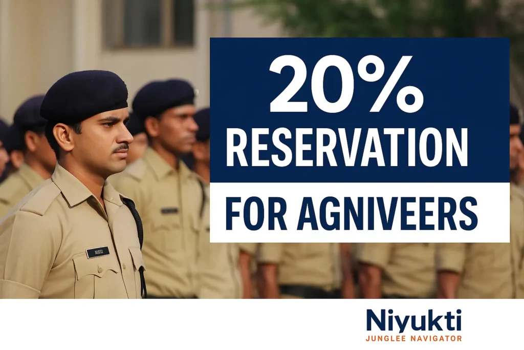 Agniveer Quota: UP Govt Announces 20% Reservation in Police Recruitment with 3-Year Age Relaxation 1 Agniveer quota