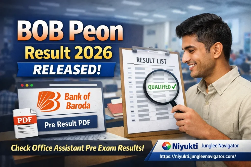 BOB Peon Result 2026 Released