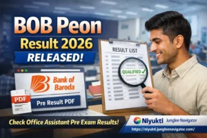 BOB Peon Result 2026 Released: Check Bank of Baroda Office Assistant Pre Result PDF