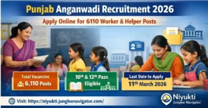 Punjab Anganwadi Recruitment 2026: Apply Online for 6110 Worker & Helper Posts