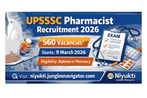 UPSSSC Pharmacist Recruitment 2026 – Latest Notification, Vacancy, Eligibility & Apply Online